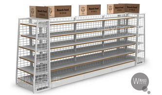 供應全家便利店貨架 網背板零食架小超市精品店單面貨架