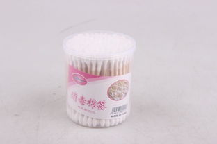 日用百貨天然木質環保消毒棉簽 心形圓形隨機發貨